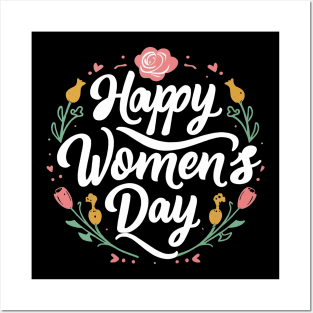 Happy Women's Day, International Women's Day T- shirt. Posters and Art